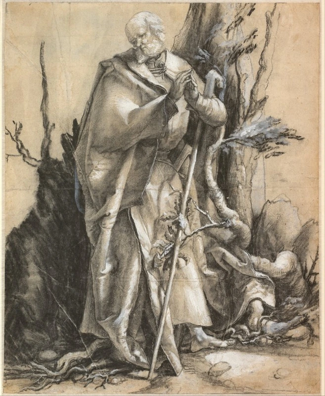 Bearded Saint in a Forest(Bearded Saint in a Forest)