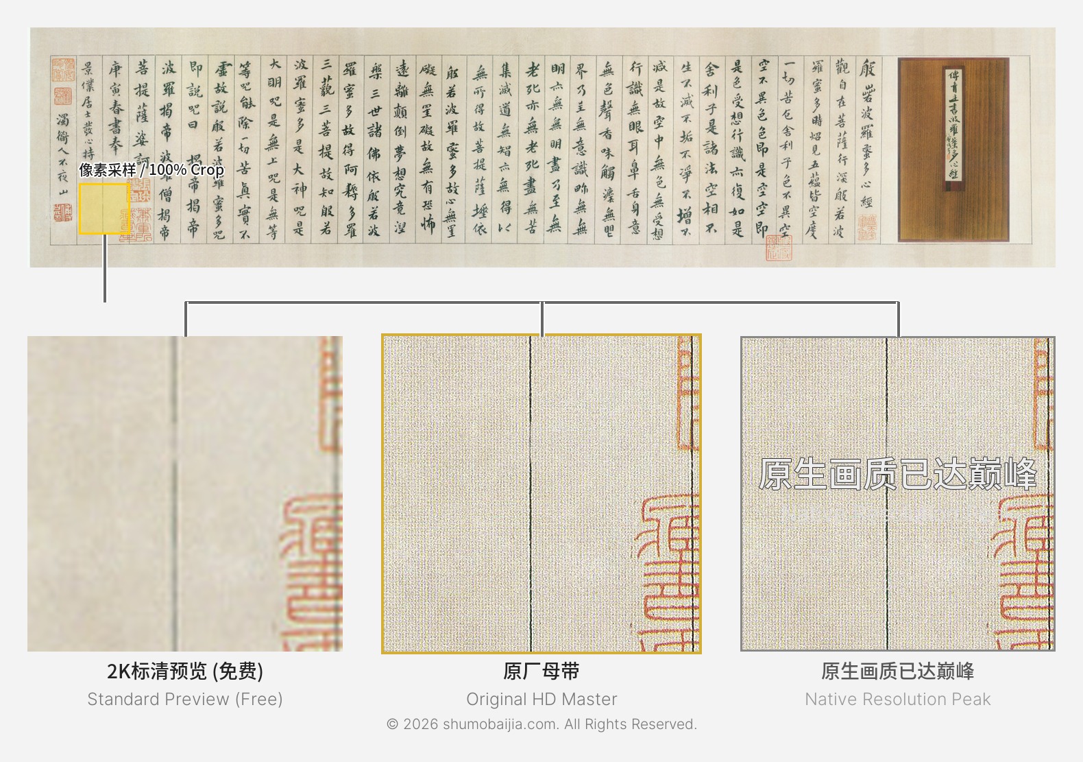 傅山小楷心经