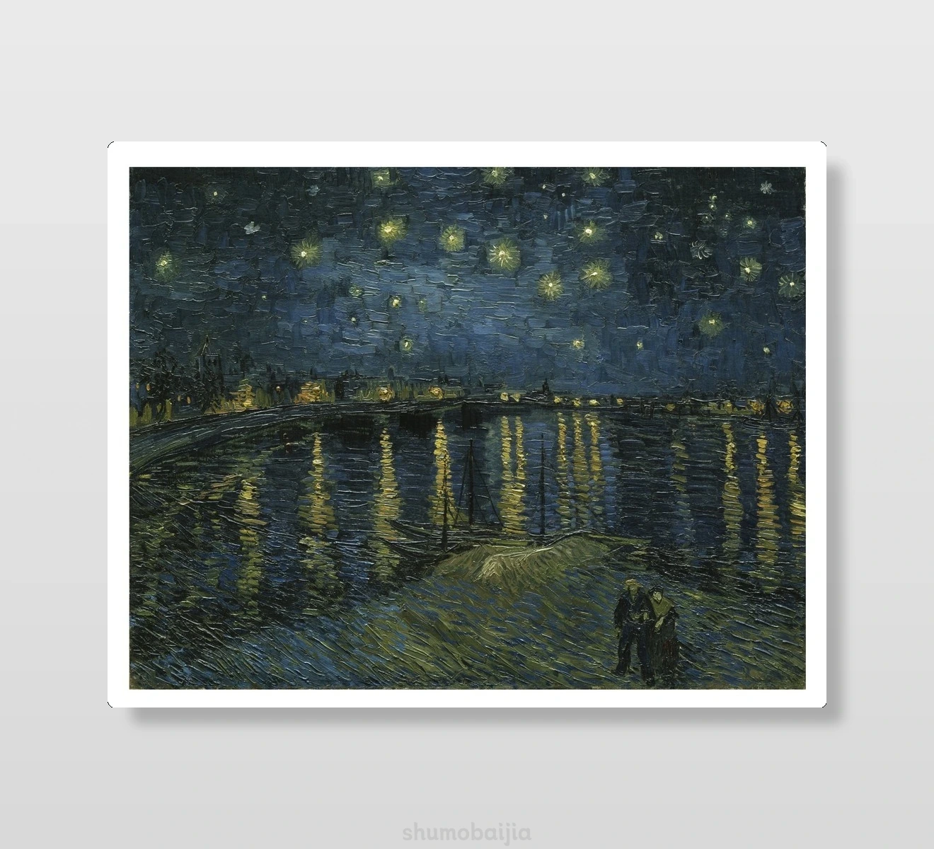罗纳河上的星夜