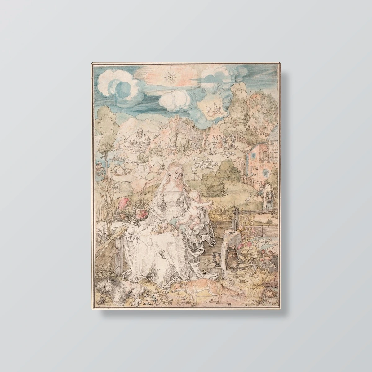 Durer Virgin and Animals(Durer Virgin and Animals)