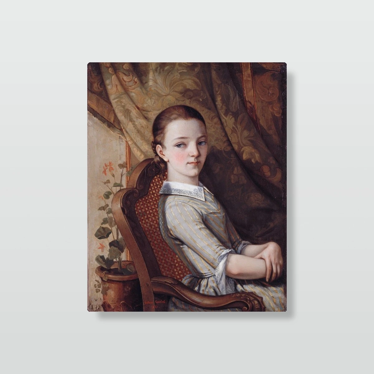 Self-Portrait of a Young Girl Seated(Self-Portrait of a Young Girl Seated)