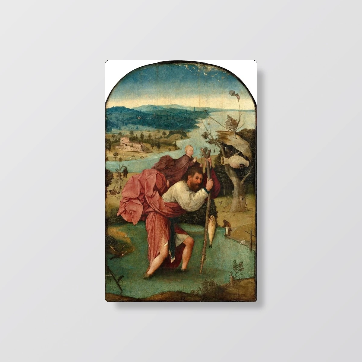 Saint Christopher Carrying the Christ Child Across the River(Saint Christopher Carrying the Christ Child Across the River)