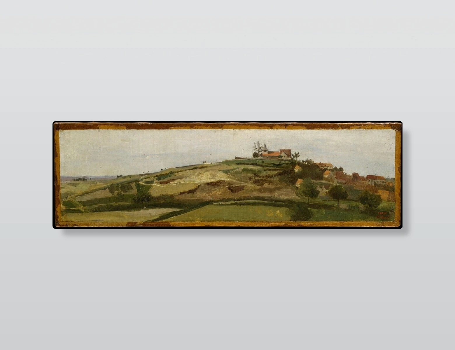 Landscape with Village on the Hill(Landscape with Village on the Hill)