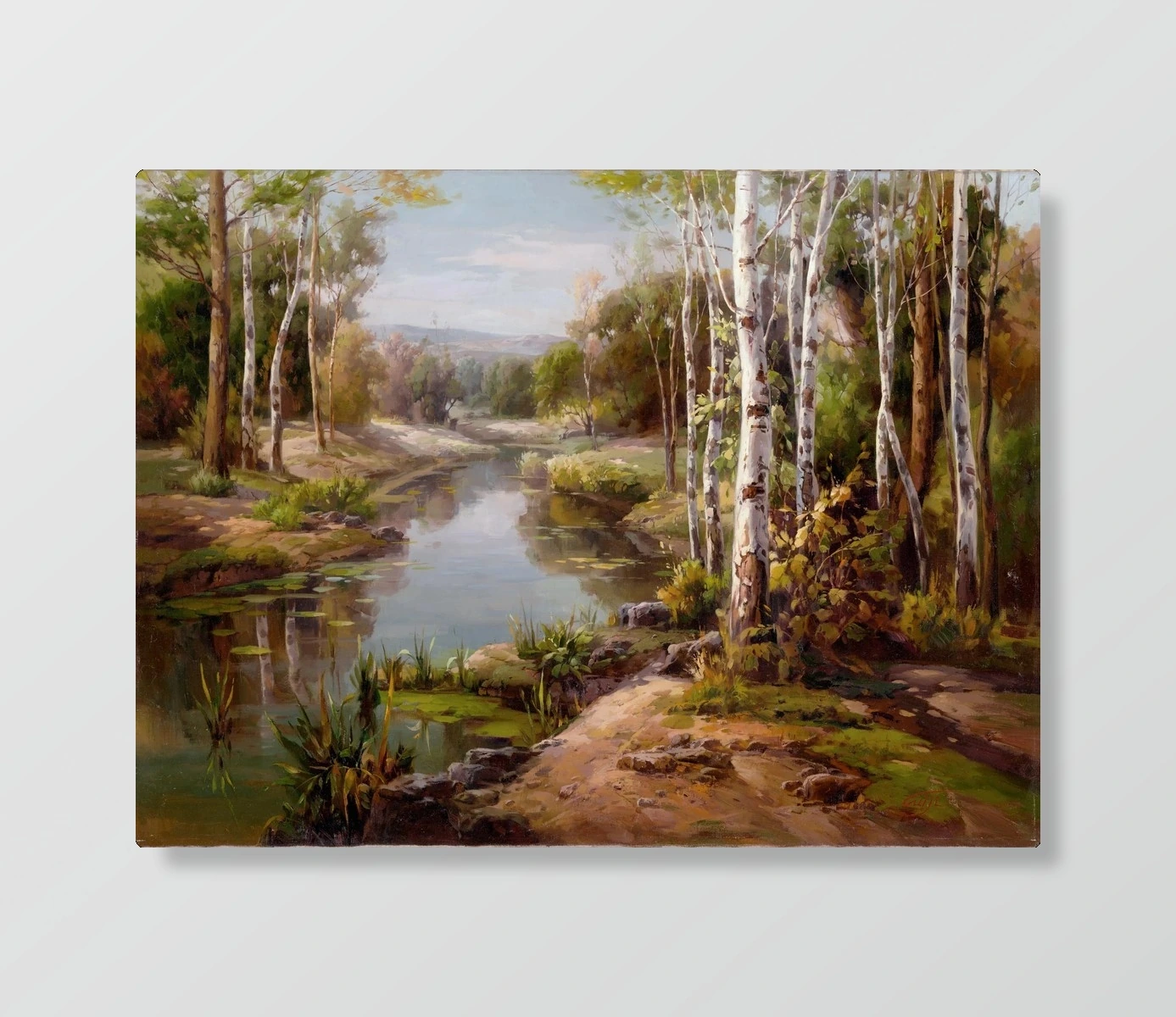 Birch Grove by the Stream(Birch Grove by the Stream)