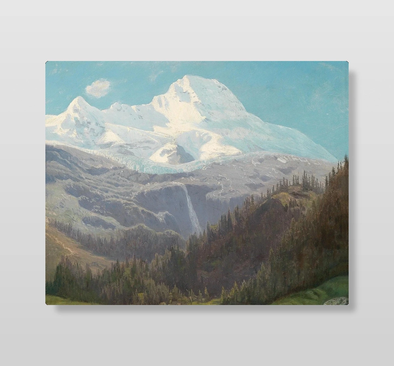 Mountain Landscape with Waterfall(Mountain Landscape with Waterfall)