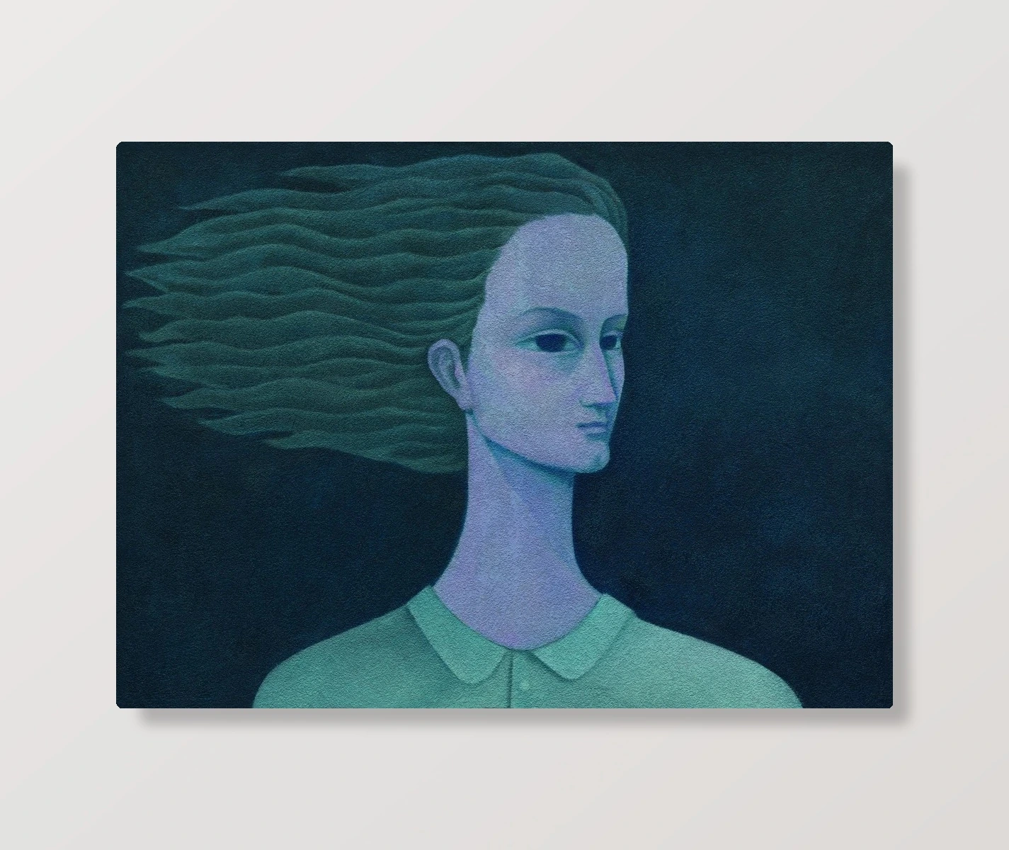 Portrait of a Woman with Long Hair(Portrait of a Woman with Long Hair)