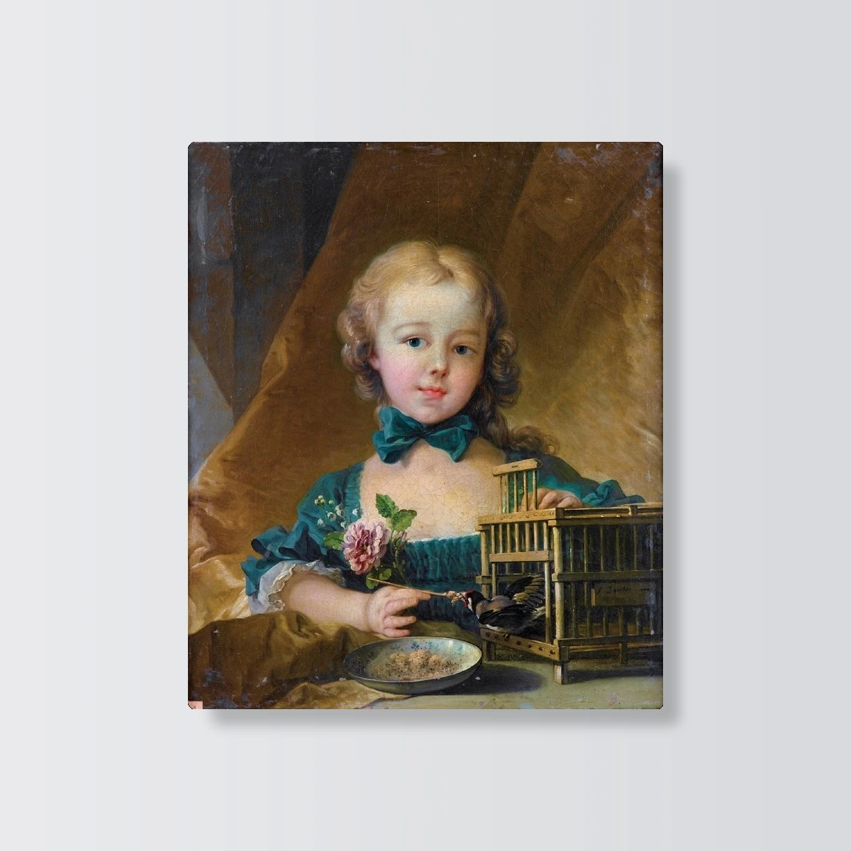 Child with Birdcage(Child with Birdcage)