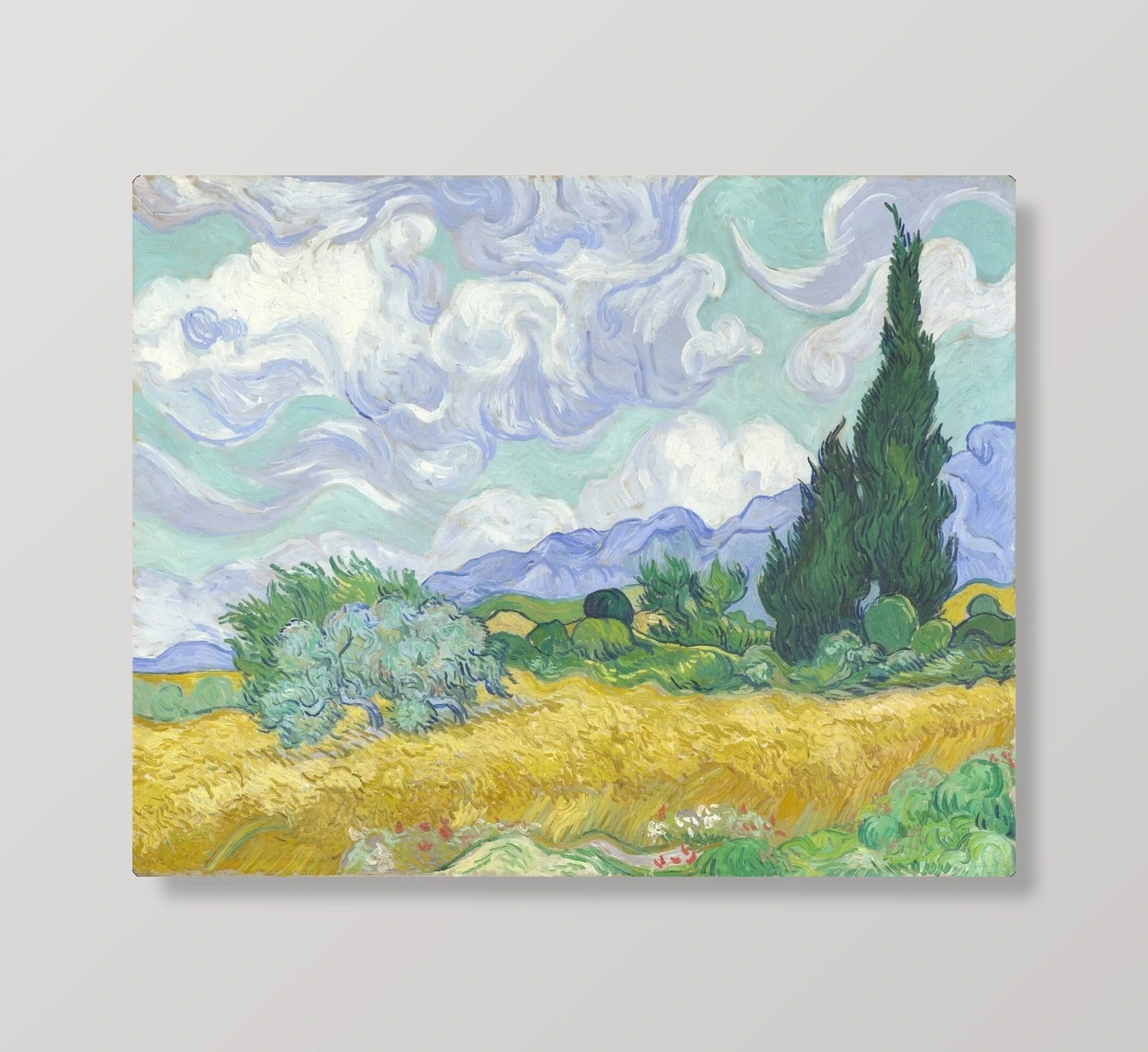 Wheat Field with Cypresses(Wheat Field with Cypresses)