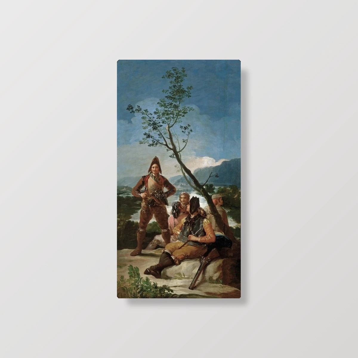 Goya Three Soldiers Resting Under a Tree(Goya Three Soldiers Resting Under a Tree)