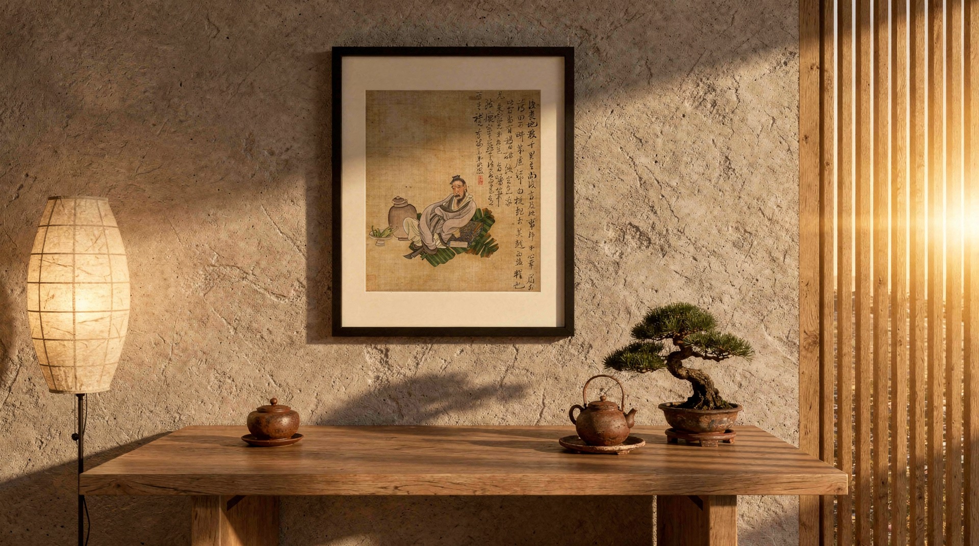 陈洪绶人物山水花鸟册