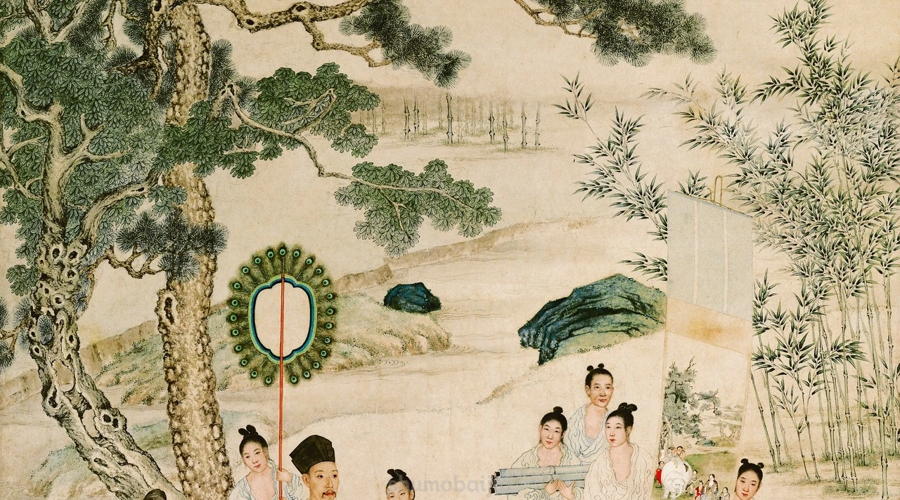 弘历观画图