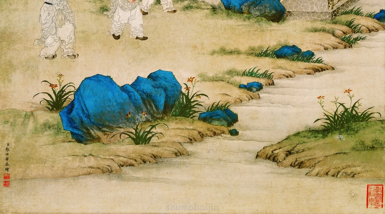弘历观画图