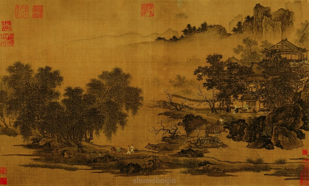 四景山水图-夏
